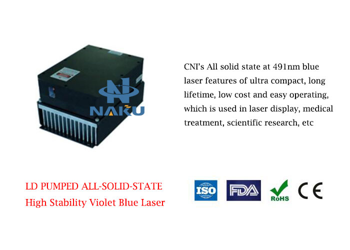 491nm High Stability DPSS Laser 2~400mW